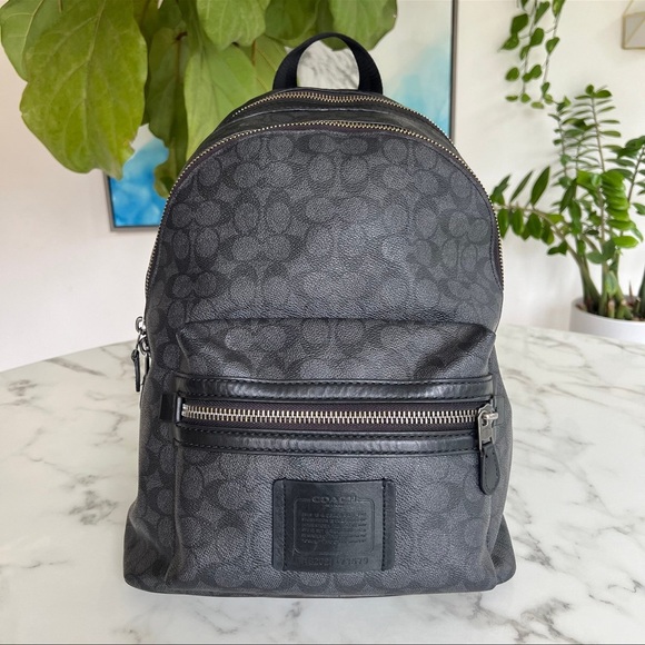 Coach Academy Backpack In Signature Canvas Store